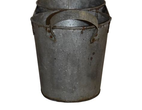 Triple Galvanized Planter Ski Country Antiques And Home