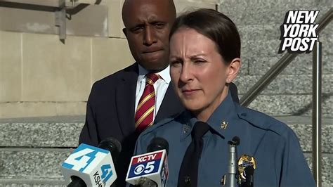 Kansas City Police Chief Stacey Graves Speaks At A News Conference