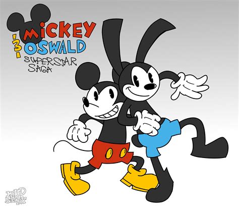 Mickey And Ossy Doing The Mario And Luigi Pose By Mohd5aqer On Newgrounds