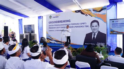 Groundbreaking Sentra Pengolahan Beras Terpadu Csr Bank Mandiri Bupati