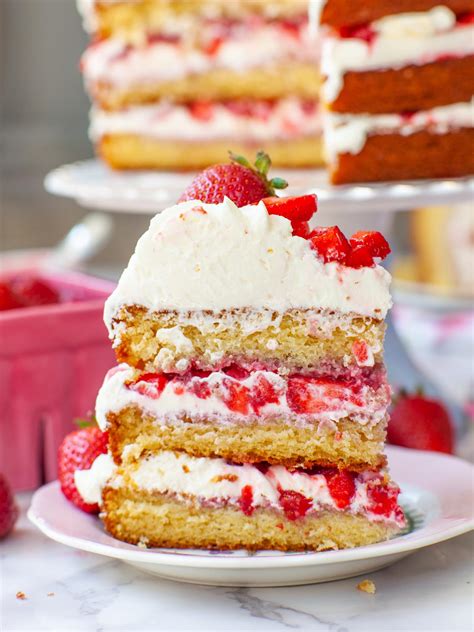 Easy Strawberry Shortcake Cake Recipe Video Tatyanas Everyday Food