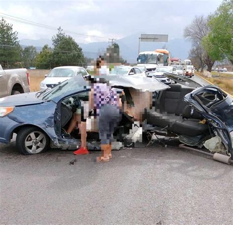 Se Registró Un Aparatoso Accidente Automovilístico Sobre La Carretera Morelia Pátzcuaro El Clarín