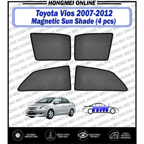 Toyota Vios 2008 2013 Magnetic Sun Shade 4 PCS Shopee Malaysia