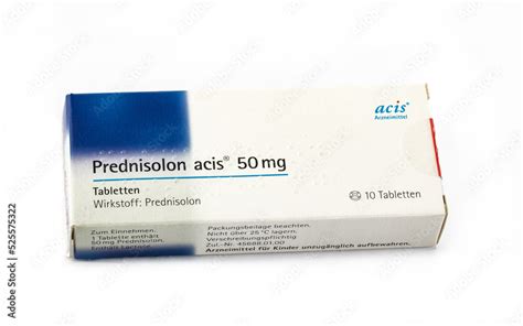 Prednisolon Mg Stock Photo Adobe Stock