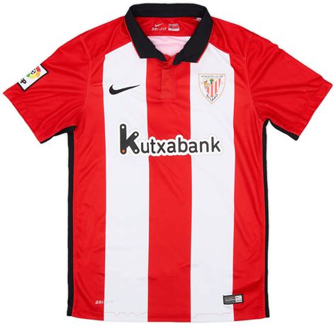 2015 16 Athletic Bilbao Home Shirt 6 10 S