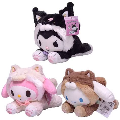 Hello Kitty Cartoon Peluches Kuromi My Melody Cinnamoroll Etsy España