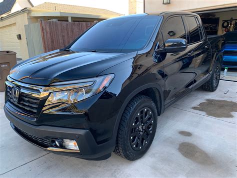 New Honda OEM Accessory Ridgeline Black Wheels And Firestone