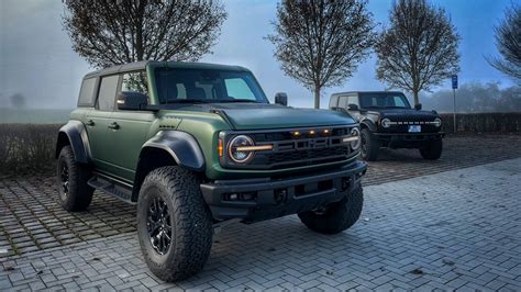 Eruption Green Bronco Raptor Wrapped In Satin Stealth Ppf Wrap With