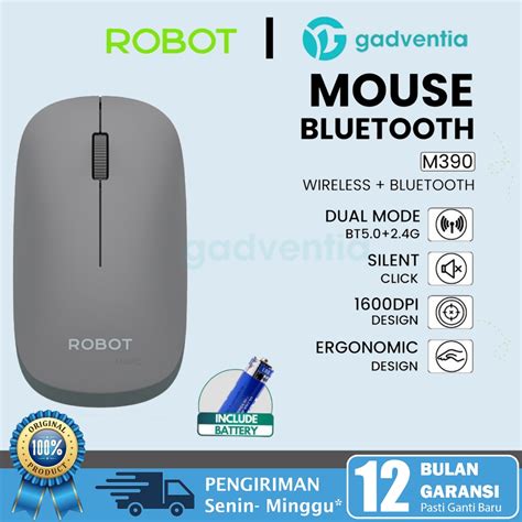 Jual Robot M M M Mouse Bluetooth Bt Wireless In Dual