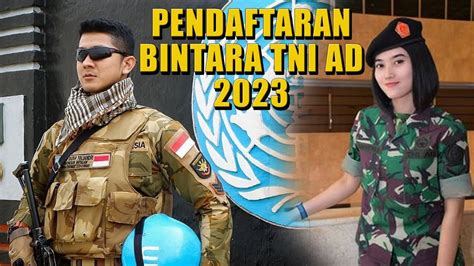 PENDAFTARAN BINTARA TNI AD TAHUN 2023 YouTube