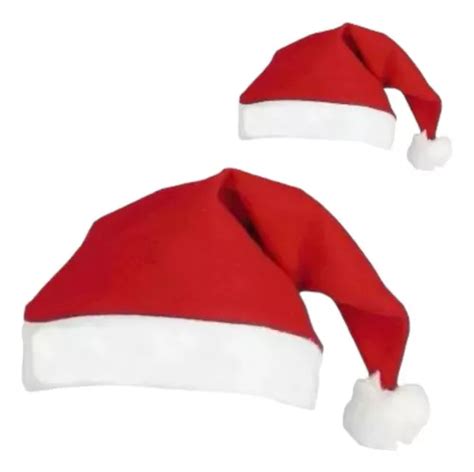 Kit 3un Gorro Touca Natalina Papai Noel Veludo Natal 2023 24 MercadoLivre