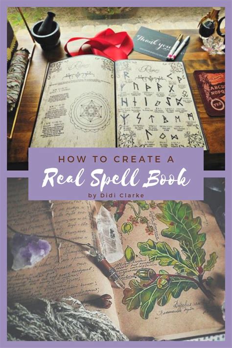 How To Create A Real Spell Book Wiccan Books Wiccan Grimoire Book