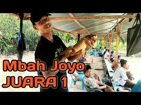 Mbah Joyo Juara Lomba Mancing Ikan Mas Kolam Wahyu Garden Youtube