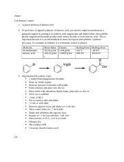 OC2 Lab 7 Final Name Lab Partners Name 1 Grignard Synthesis Of