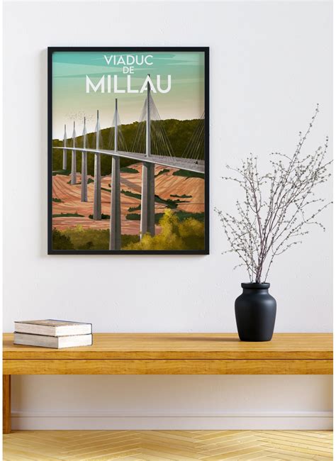 Affiche Le Viaduc De Millau 2 Affiche Originale LAfficherie