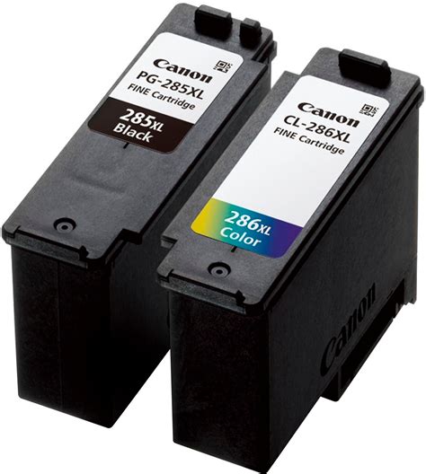Canon Pg 285xl Cl 286xl 2 Pack High Yield Ink Cartridges Blacktri