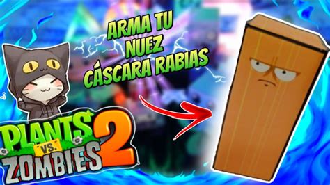 COMO HACER UNA FIGURA DE NUEZ CÁSCARA RABIAS DE PAPERCRAFT DE PLANTS VS