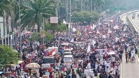 TONTON LIVE STREAMING TV One Kondisi Demo Hari Ini Di Jakarta Dan