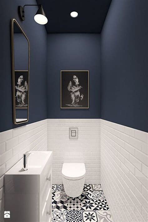 Идеи для стильной туалетной комнаты | Квартблог | Яндекс Дзен Bathroom ...