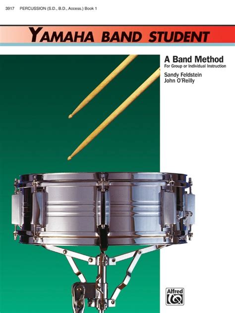 Yamaha Band Student Book 1 Percussion Snare Drum Bass Drum