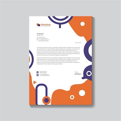 Premium Vector Modern And Clean Letterhead Design Template Business Style Professional Letter