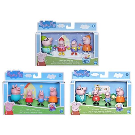 Peppa Pig 4-Pack Peppa's Adventures Family Figures Assortment - F2171 ...