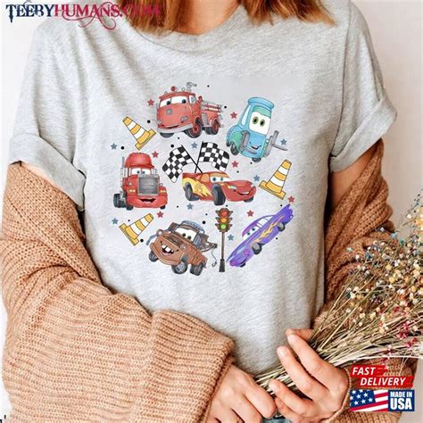 Retro Lightning Mcqueen Shirt Vintage Disney Cars Pixar Classic T Shirt