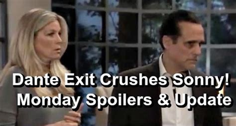 General Hospital Spoilers Monday April 1 Sonny Crushed By Dante Exit Maxie Reveals Dna