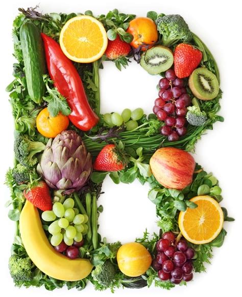 Vegetables And Fruits With Vitamin B Food Keg