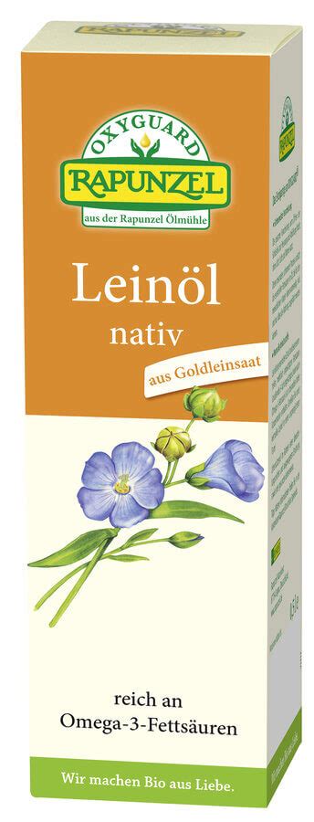 Rapunzel OXYGUARD Leinöl nativ 100ml 250ml 500ml Kamelur