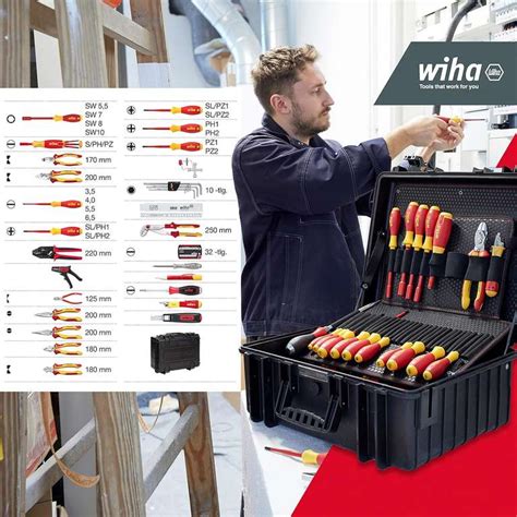 Wiha Werkzeug Set Elektriker Competence Xl Tlg Im Werkzeugkoffer