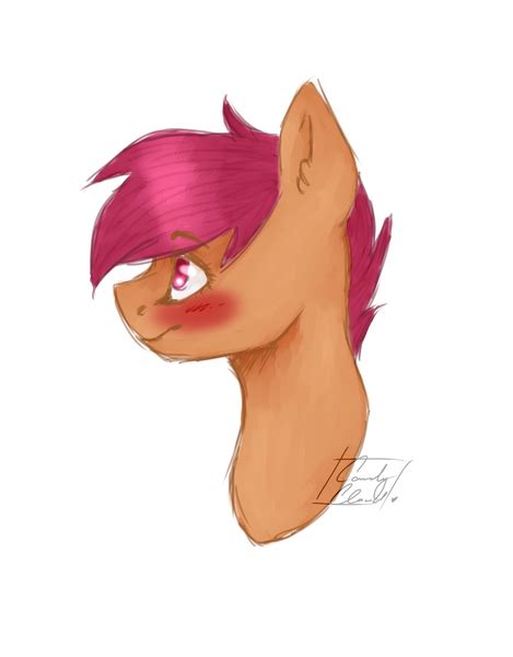 1129803 Safe Artist Pinkcloudhugger Derpibooru Import Scootaloo