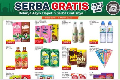 Promo Beli 2 Gratis 1 Ada 20 Produk Yang Ditawarkan Di Alfamart