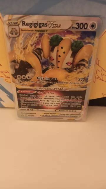 REGIGIGAS VSTAR 114 159 Carte Pokemon Zenith Supreme Eb12 5 Near Mint