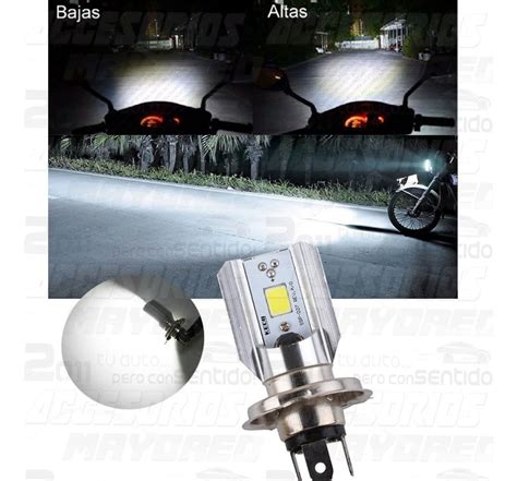 Foco Leds Cree H4 Hs1 1000 Lúmenes Para Moto Envío Gratis Mercado Libre