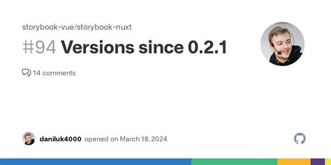 Versions Since 0 2 1 Issue 94 Storybook Vue Storybook Nuxt GitHub