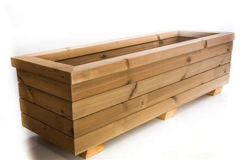 Trough Planters - Outdoor Wooden Furniture - Garden Planter