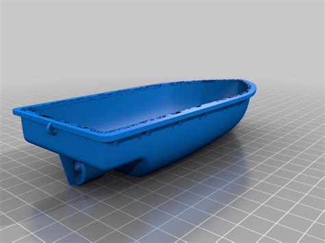 Free 3D File Lifeboat For RC Boats Optimized For 3D Printing 3D