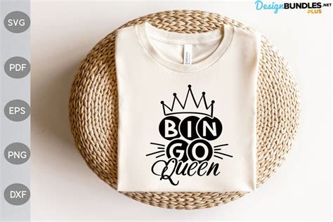 Bingo Queen SVG Cut Files/ Funny Girl SVG Design