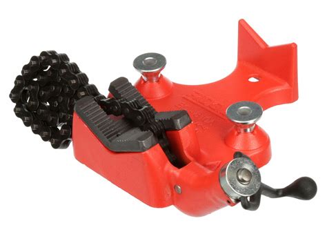 RIDGID Bench Chain Vise, 1/2 to 8 in Pipe Capacity, 5 in Overall Height ...