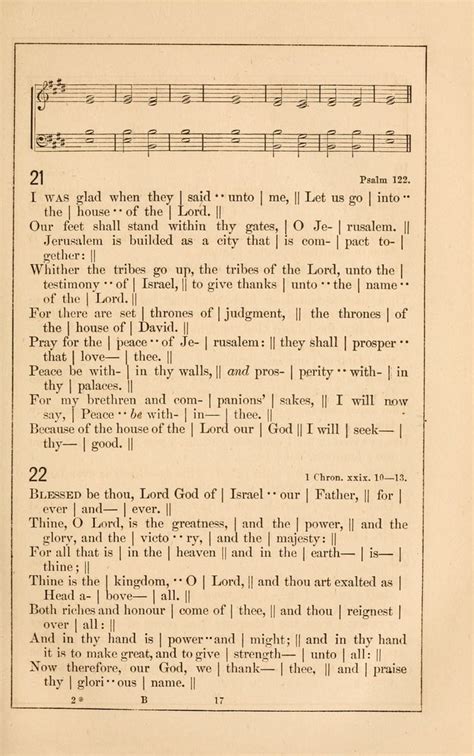 Hymnal Of The Presbyterian Church C I Was Glad When They Said Unto