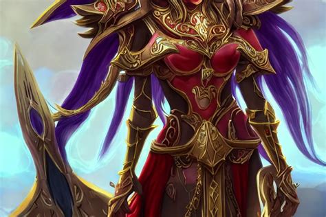 Blood Elf World Of Warcraft Trending On Art Station Stable Diffusion