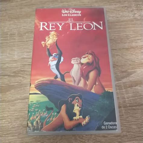 EL REY LEON Vhs Good Movie Disney Cartoon Classic En Espanol Pal 2