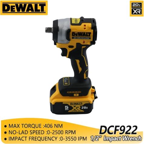 Dewalt Llave De Impacto Inal Mbrica DCF922 Herramientas El Ctricas De