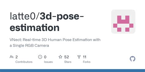 Github Latte0 3d Pose Estimation Vnect Real Time 3d Human Pose