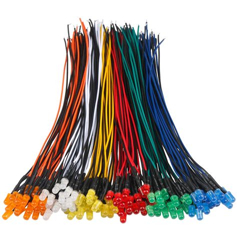 Edgelec 120pcs 12v Led Lights Emitting Diodes Pre Wired Dc Desertcart