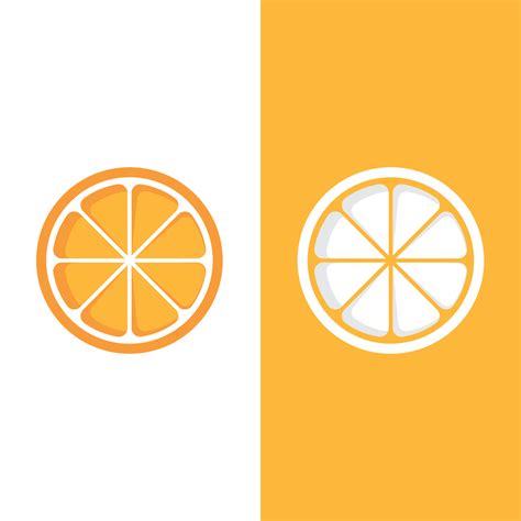 Orange logo design 8961398 Vector Art at Vecteezy