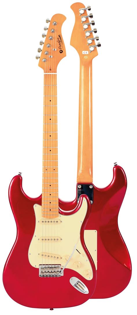 GUITARRA ELÉCTRICA PRODIPE SERIE ST80 MA STRATOCASTER ROJA Tiendas de