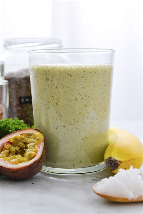 Simple comme mon smoothie vitalité coco lin et chia La cuisine c