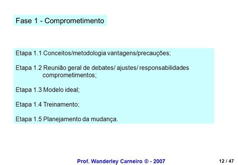 Prof Wanderley Carneiro M Todo Dos Elos Adequa O De Layout